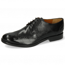 Derby shoes Amelie 3 Imola Black Lining Rich Tan
