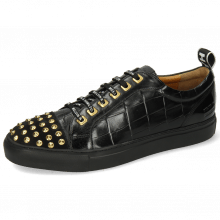 Sneakers Harvey 12 Oily Suede Crock Monza Vegas Turtle Patent Black Rivets