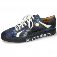 Sneakers Harvey 9 Snake Electric Blue Vegas White