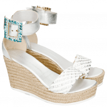Sandals Abby 2 Cherso Raffia Silver