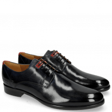 Derby shoes Clint 1 Navy Deco Pieces Ruby