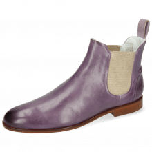 Ankle boots Susan 85 Vegas Pale Lila Elastic Lino