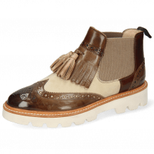 Ankle boots Selina 5 Imola Chestnut Oily Suede Ivory Mid Brown