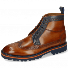 Ankle boots Matthew 9 Tan Electric Blue