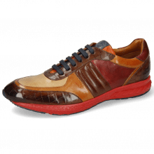Sneakers Blair 13 Vegas Crock Dark Mid Brown Imola Tan Sand Plum Nappa Wood