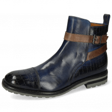 Ankle boots Eddy 9 Crock Navy Strap Stone