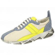Sneakers Briana 1 Suede Fante Funky Beige Fluo Yellow