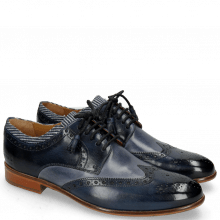Derby shoes Henry 23 Navy Blue Sky Tassel