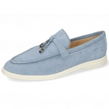 Loafers Adley 3 Goat Suede Sky Accessory Nickle