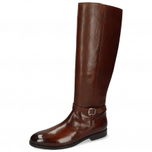 Boots Susan 71 Imola Mid Brown M&H Crown Embossing