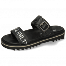 Sandals Helen 15 Nappa Black Screenprint