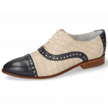 Derby shoes Jessy 54 Nappa Glove Deep Navy Cream