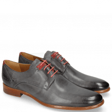Derby shoes Clint 1 Pavia Navy Deco Pieces Red