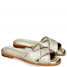 Mules Elodie 14 Talca Platin Without Welt