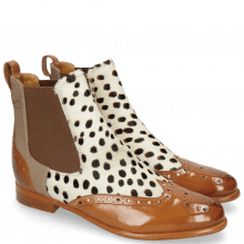 Ankle boots Selina 29 Tan Hairon Wildcat Canvas Taupe