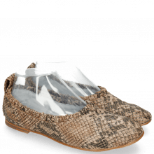 Ballet Pumps Iris 2 Snake Cedar