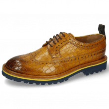 Derby shoes Matthew 23 Crock Indy Yellow Dark Finishing