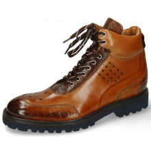 Ankle boots Trevor 28 Crock Cognac Mid Brown Navy