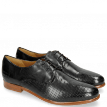 Derby shoes Selina 23 Perfo Black