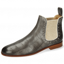 Ankle boots Susan 37 Turtle Vegas Perfo Grigio Elastic Lino