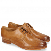 Derby shoes Selina 23 Perfo Tan