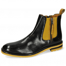 Ankle boots Eddy 25 Black Mustard Indy