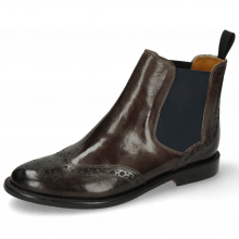 Ankle boots Selina 6 Deep Steel Elastic Navy Flex