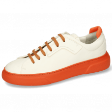 Sneakers Harvey 35 Vegas White Lycra Orange