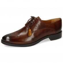 Derby shoes Betty 2 Mid Brown Tassel Indy Yellow