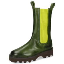 Boots Megan 14 Imola Ultra Green Elastic Ribbed Light Green