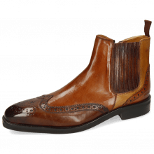Ankle boots Lance 56 Monza Mid Brown Wood Sand Tan Elastic Navy