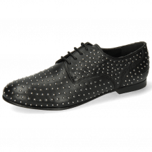 Derby shoes Sonia 10 Nappa Black Rivets