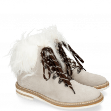Ankle boots Amelie 79 Suede Pattini Jute Collar Fur Mongolian
