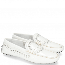Loafers Caroline 6 Soft Patent White