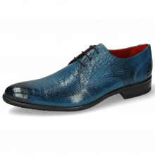 Derby shoes Toni 1 Baby Croco Mid Blue