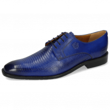 Derby shoes Xabi 3 Venice Lizzard Electric Blue