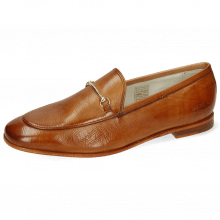 Loafers Scarlett 22 Glove Nappa Tan Trim Gold