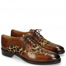 Derby shoes Betty 3 Wood Hairon Leo