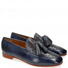 Loafers Scarlett 15 Moroccan Blue Lasercut