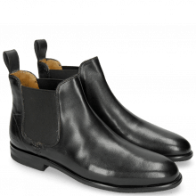 Ankle boots Susan 10 Rio Black Elastic Black Lining Rich Tan