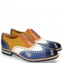 Oxford shoes Tom 26 Midnight Vegas White Electric Orange
