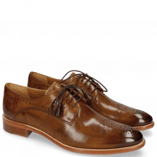 Derby shoes Betty 2 Nougat Tassel Dark Brown