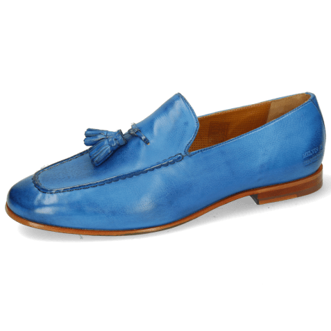 blue loafers