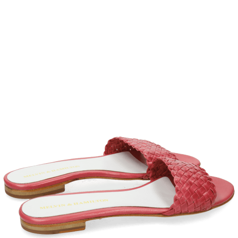 hot pink mules