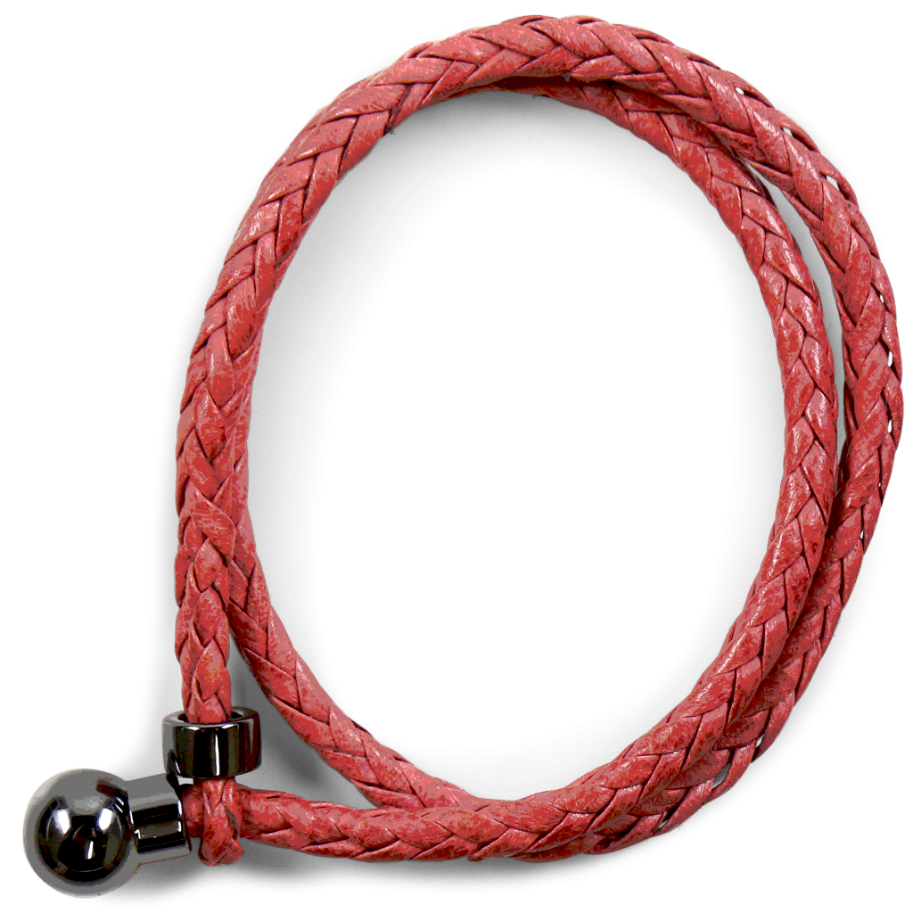 Bracelets Caro 2 Woven Rich Red Melvin Hamilton