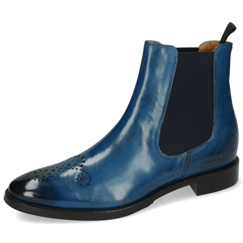 Bottines Betty 1 Mid Blue Elastic Navy
