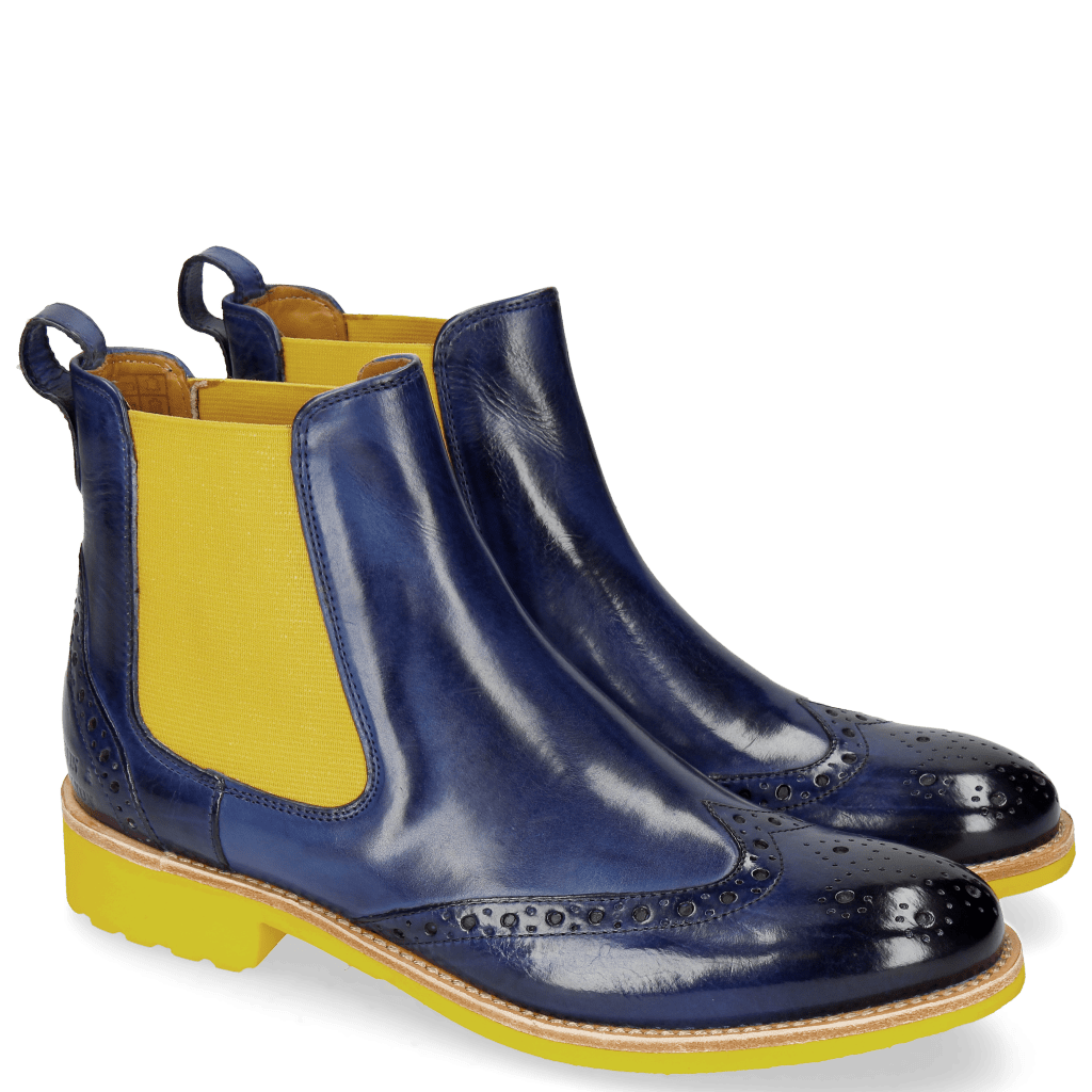 Bottines Amelie 5 Saphir Elastic Yellow