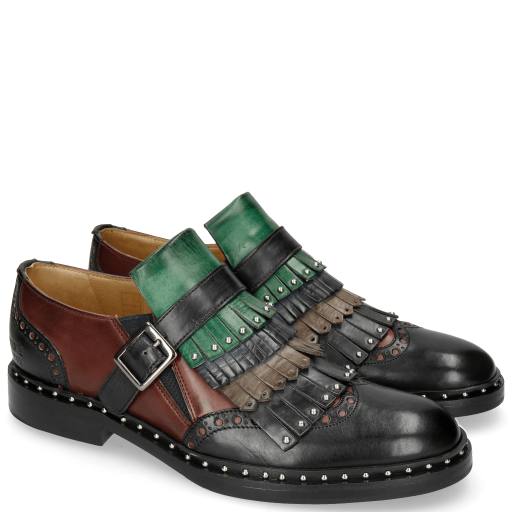 Monks Sally 76 Plum Black Stone Navy Pine