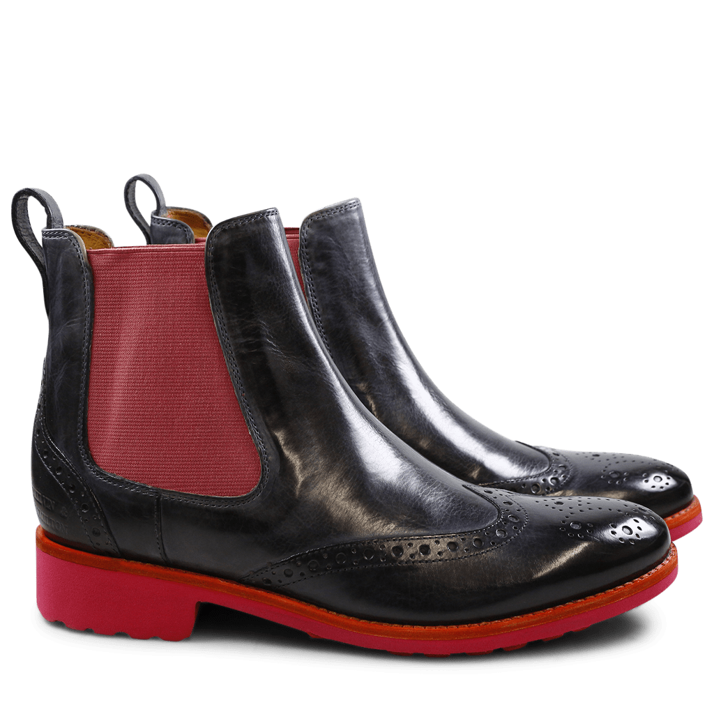 Bottines Amelie 5 London Fog Elastic Pink