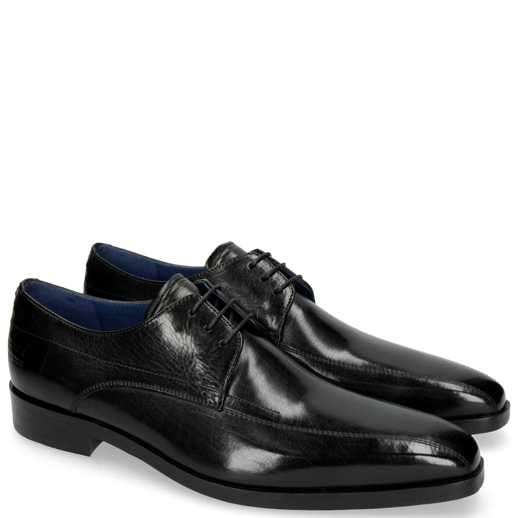 Derbies Lewis 10 Black Lining Electric Blue